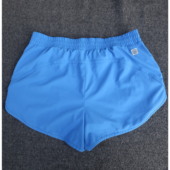 Peter Millar Meridian Running Shorts Splash Blue 3 Pockets Lined Size XL Gymcore - Picture 5 of 11